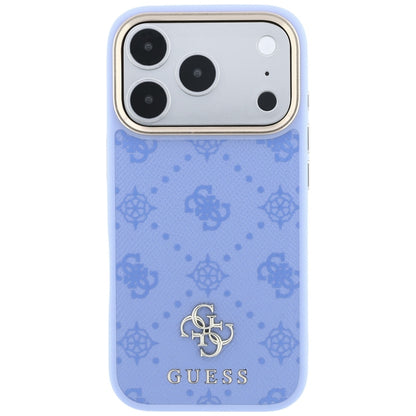 MagSafe-etui til Apple iPhone 18 Pro Max / 17 Pro Max, Guess, Peony 4G Small Logo, Blå