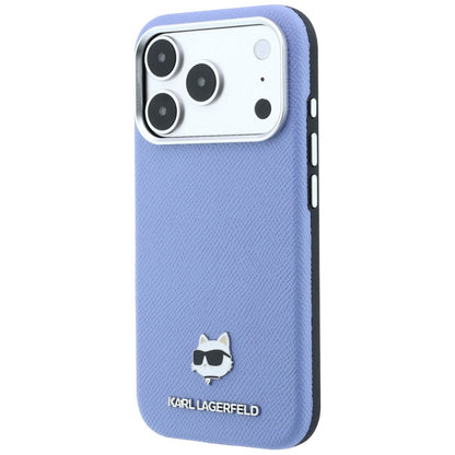 MagSafe-etui til Apple iPhone 18 Pro Max / 17 Pro Max, Karl Lagerfeld, Grained Choupette Head, Bleu