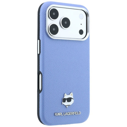 MagSafe-etui til Apple iPhone 18 Pro Max / 17 Pro Max, Karl Lagerfeld, Grained Choupette Head, Bleu