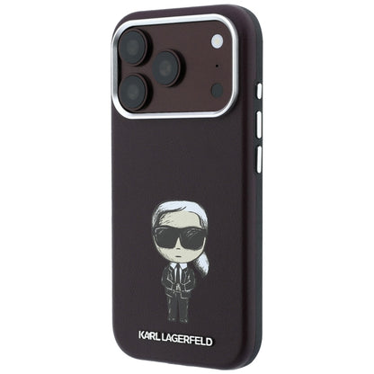 MagSafe-etui til Apple iPhone 18 Pro Max / 17 Pro Max, Karl Lagerfeld, HC SW Ikonik, Vinrød