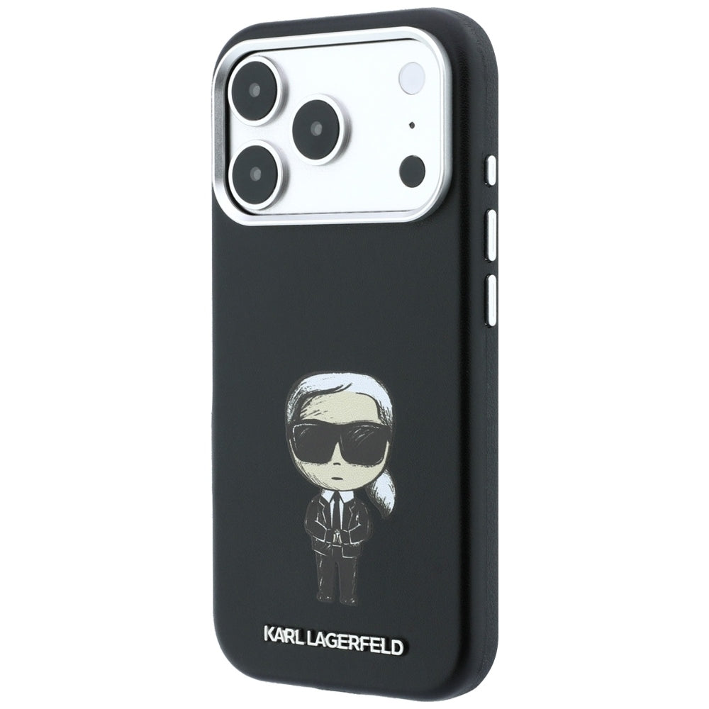 MagSafe-etui til Apple iPhone 18 Pro Max / 17 Pro Max, Karl Lagerfeld, Ikonik Sketch, Sort