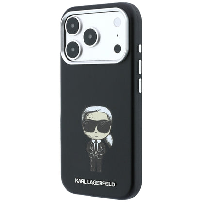 MagSafe-etui til Apple iPhone 18 Pro Max / 17 Pro Max, Karl Lagerfeld, Ikonik Sketch, Sort