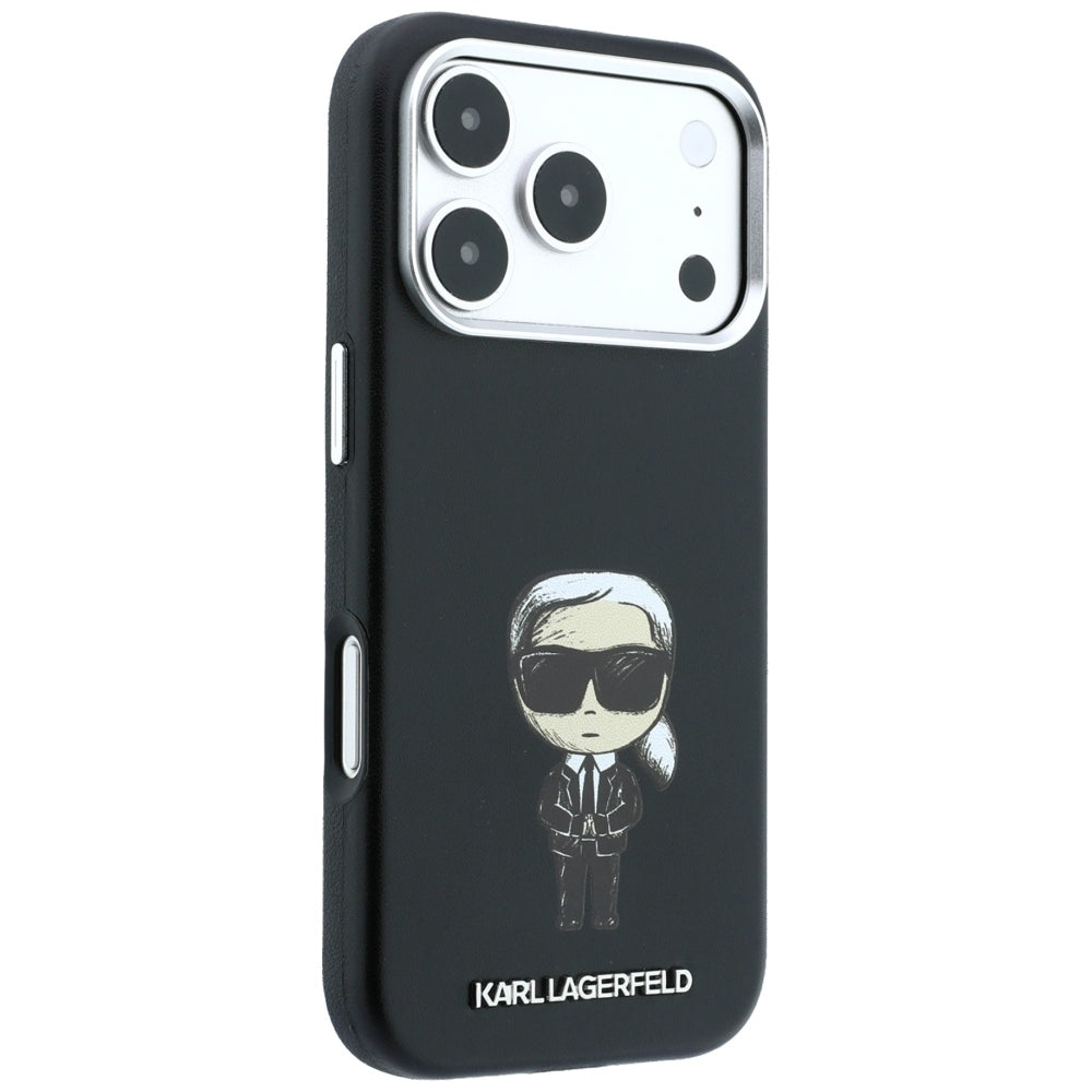 MagSafe-etui til Apple iPhone 18 Pro Max / 17 Pro Max, Karl Lagerfeld, Ikonik Sketch, Sort