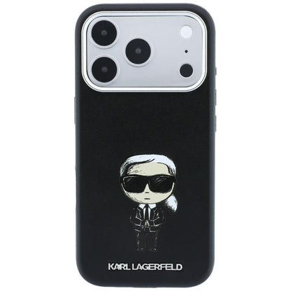 MagSafe-etui til Apple iPhone 18 Pro Max / 17 Pro Max, Karl Lagerfeld, Ikonik Sketch, Sort