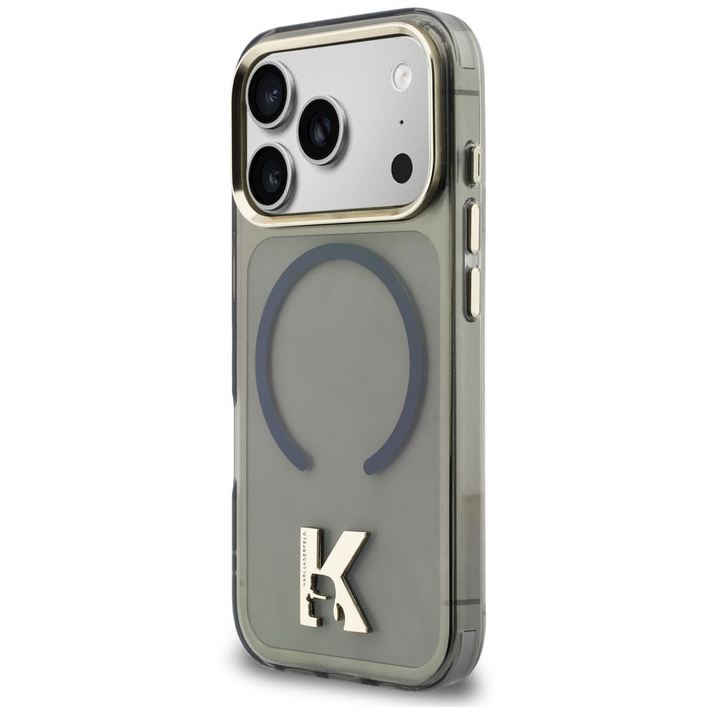MagSafe-cover til Apple iPhone 18 Pro Max / 17 Pro Max, Karl Lagerfeld, IML Karl Head-logo, sort