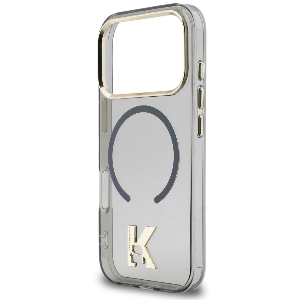 MagSafe-cover til Apple iPhone 18 Pro Max / 17 Pro Max, Karl Lagerfeld, IML Karl Head-logo, sort