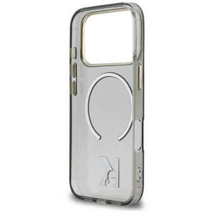 MagSafe-cover til Apple iPhone 18 Pro Max / 17 Pro Max, Karl Lagerfeld, IML Karl Head-logo, sort