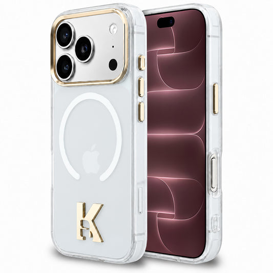 MagSafe-cover til Apple iPhone 18 Pro Max / 17 Pro Max, Karl Lagerfeld, IML Karl Head-logo, transparent