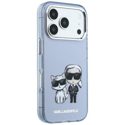 MagSafe-etui til Apple iPhone 18 Pro Max / 17 Pro Max, Karl Lagerfeld, IML KC Bodies Sketch Print, Blå