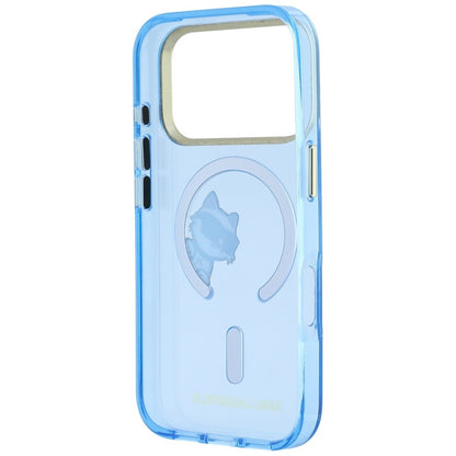 MagSafe Case for Apple iPhone 18 Pro Max / 17 Pro Max, Karl Lagerfeld, IML Peekaboo Print and Metal Frame, Blue