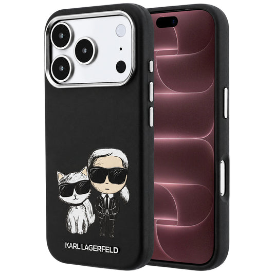 MagSafe-etui til Apple iPhone 18 Pro Max / 17 Pro Max, Karl Lagerfeld, KC Bodies Sketch, Sort