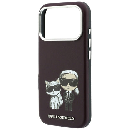 MagSafe-etui til Apple iPhone 18 Pro Max / 17 Pro Max, Karl Lagerfeld, KC Bodies Sketch, Vinrød