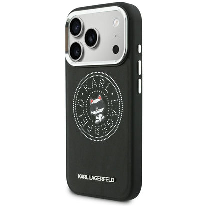 MagSafe-etui til Apple iPhone 18 Pro Max / 17 Pro Max, Karl Lagerfeld, Point and Choupette Sketch, Sort