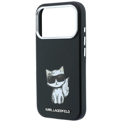 MagSafe-etui til Apple iPhone 18 Pro Max / 17 Pro Max, Karl Lagerfeld, Smooth Choupette Sketch, Sort