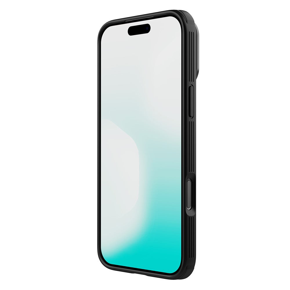 MagSafe-etui til Apple iPhone 18 Pro Max / 17 Pro Max, Nillkin, CamShield Prop, Sort Transparent