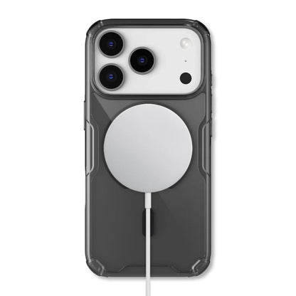 MagSafe Case for Apple iPhone 18 Pro Max / 17 Pro Max, Nillkin, Nature Pro, Transparent Black