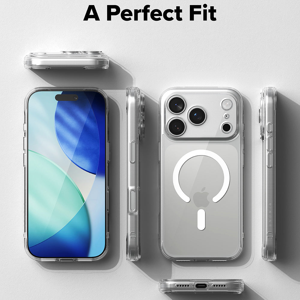 MagSafe-cover til Apple iPhone 18 Pro Max / 17 Pro Max, Ringke, Fusion, mat gennemsigtig