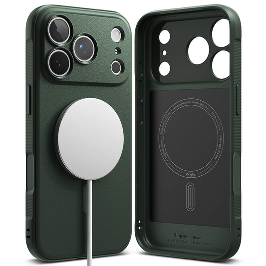 MagSafe-etui til Apple iPhone 18 Pro Max / 17 Pro Max, Ringke, Onyx, Mørkegrøn