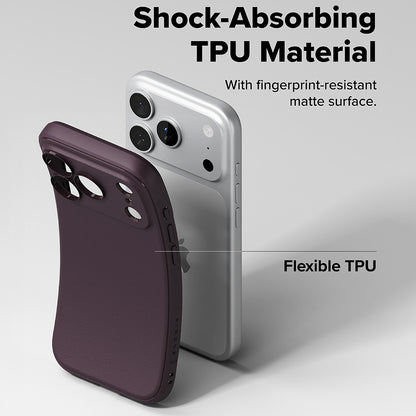 MagSafe-cover til Apple iPhone 18 Pro Max / 17 Pro Max, Ringke, Onyx, mørk vinrød