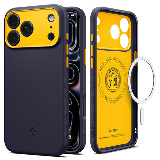 MagSafe-etui til Apple iPhone 18 Pro Max / 17 Pro Max, Spigen, Caseology Nano Pop, Lilla ACS12140