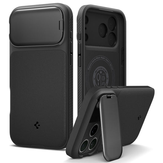 MagSafe-etui til Apple iPhone 18 Pro Max / 17 Pro Max, Spigen, Optik Armor, Sort ACS09900