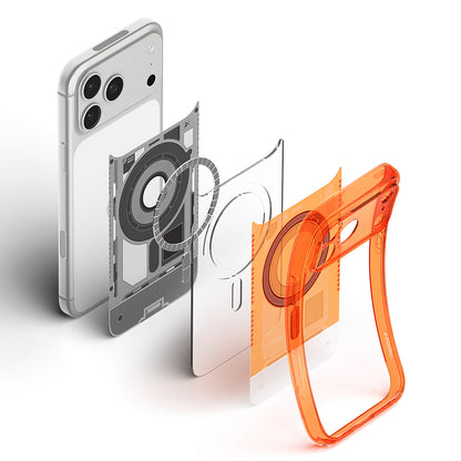 MagSafe-etui til Apple iPhone 18 Pro Max / 17 Pro Max, Spigen, Ultra Hybrid C-One, Orange ACS11984