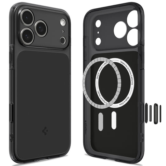MagSafe-etui til Apple iPhone 18 Pro Max / 17 Pro Max, Spigen, Ultra Hybrid T, Mat Sort ACS12134