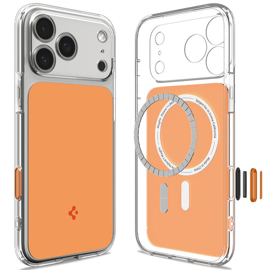 MagSafe-etui til Apple iPhone 18 Pro Max / 17 Pro Max, Spigen, Ultra Hybrid T, Orange ACS12133