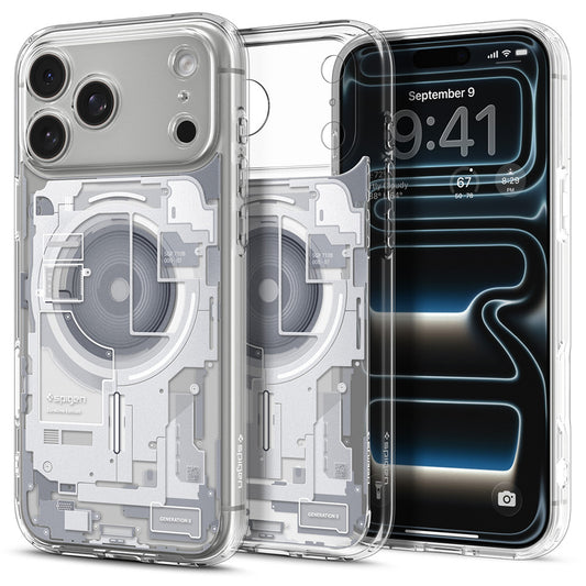 MagSafe-etui til Apple iPhone 18 Pro Max / 17 Pro Max, Spigen, Ultra Hybrid Zero One, Hvid ACS12126
