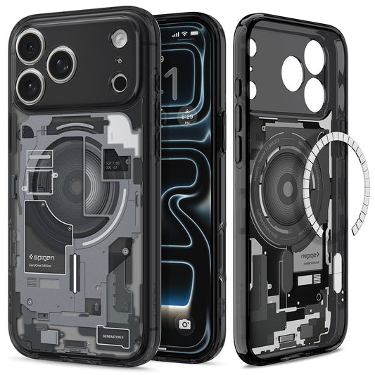 MagSafe-etui til Apple iPhone 18 Pro Max / 17 Pro Max, Spigen, Ultra Hybrid Zero One, Sort ACS12128