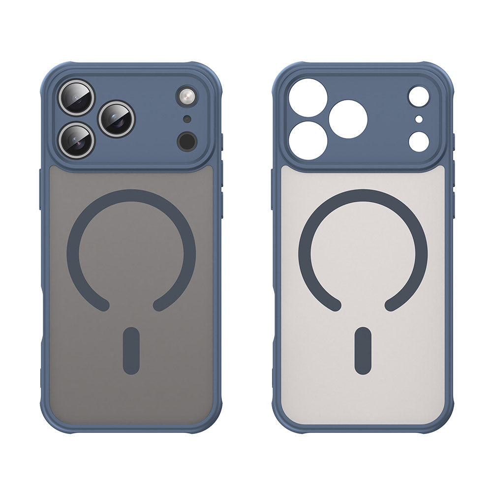 MagSafe-etui til Apple iPhone 18 Pro Max / 17 Pro Max, Techsuit, HaloFrost II, Marineblå