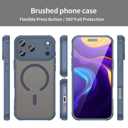 MagSafe-etui til Apple iPhone 18 Pro Max / 17 Pro Max, Techsuit, HaloFrost II, Marineblå