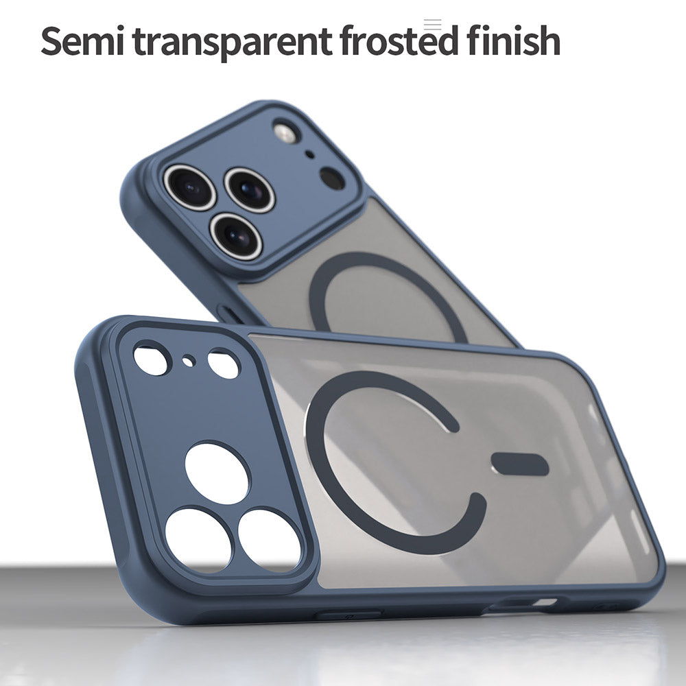MagSafe-etui til Apple iPhone 18 Pro Max / 17 Pro Max, Techsuit, HaloFrost II, Marineblå