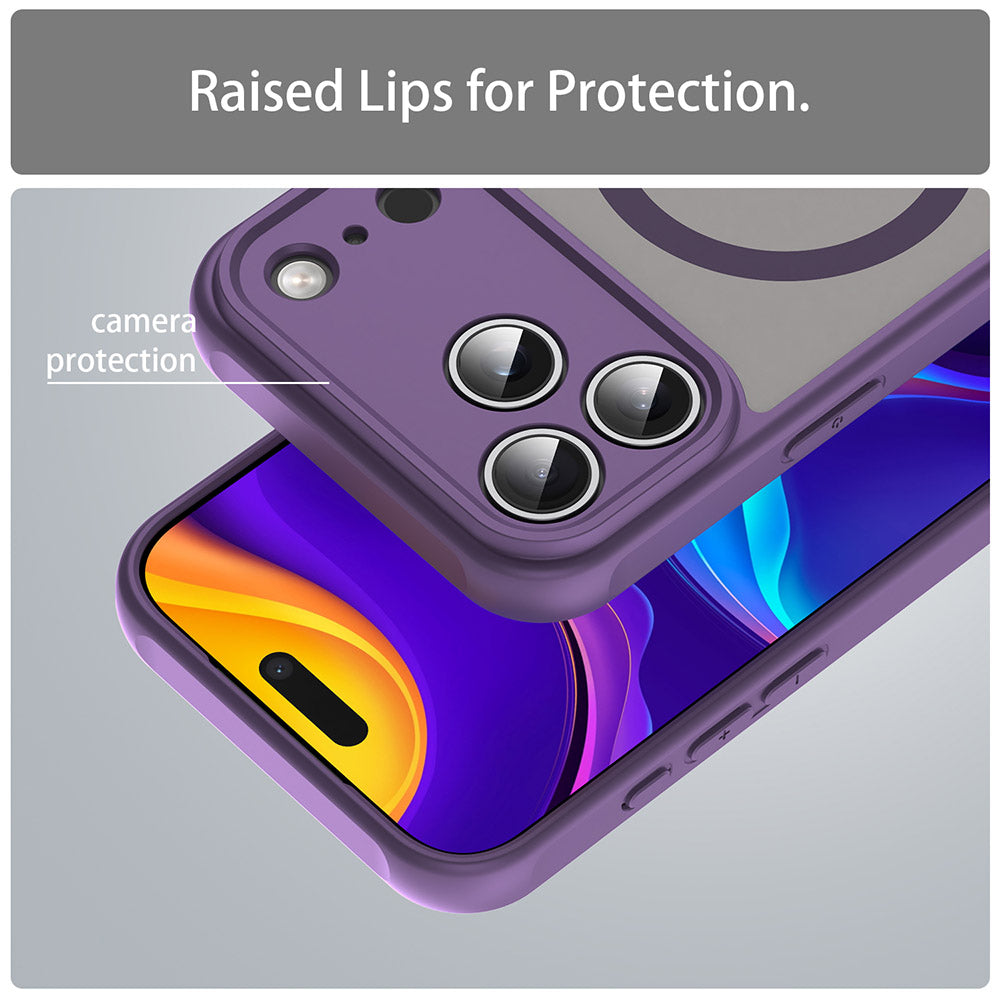 MagSafe-etui til Apple iPhone 18 Pro Max / 17 Pro Max, Techsuit, HaloFrost II, Lilla