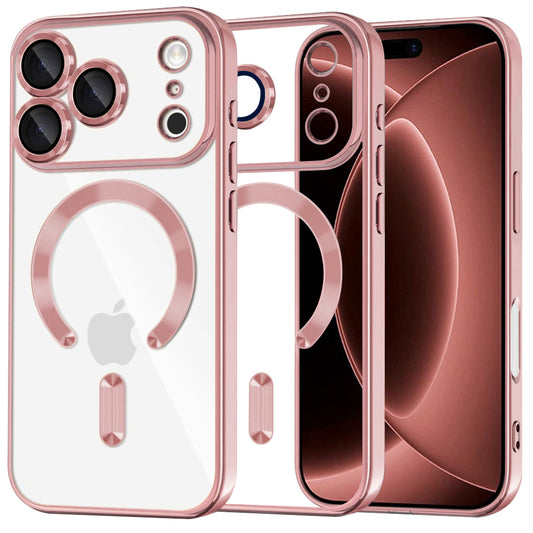 MagSafe-etui til Apple iPhone 18 Pro Max / 17 Pro Max, Techsuit, Luxury Crystal, Pink