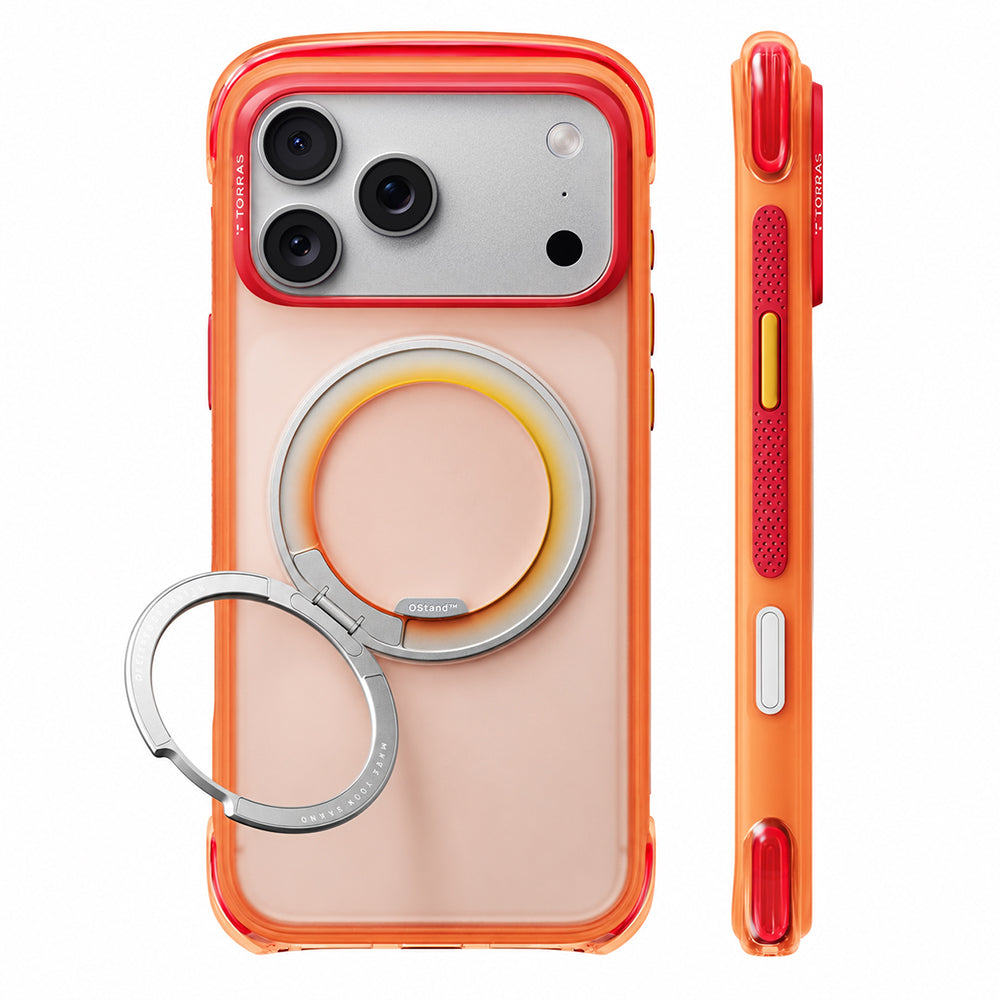 MagSafe-etui til Apple iPhone 18 Pro Max / 17 Pro Max, Torras, O3 Air Core, Orange