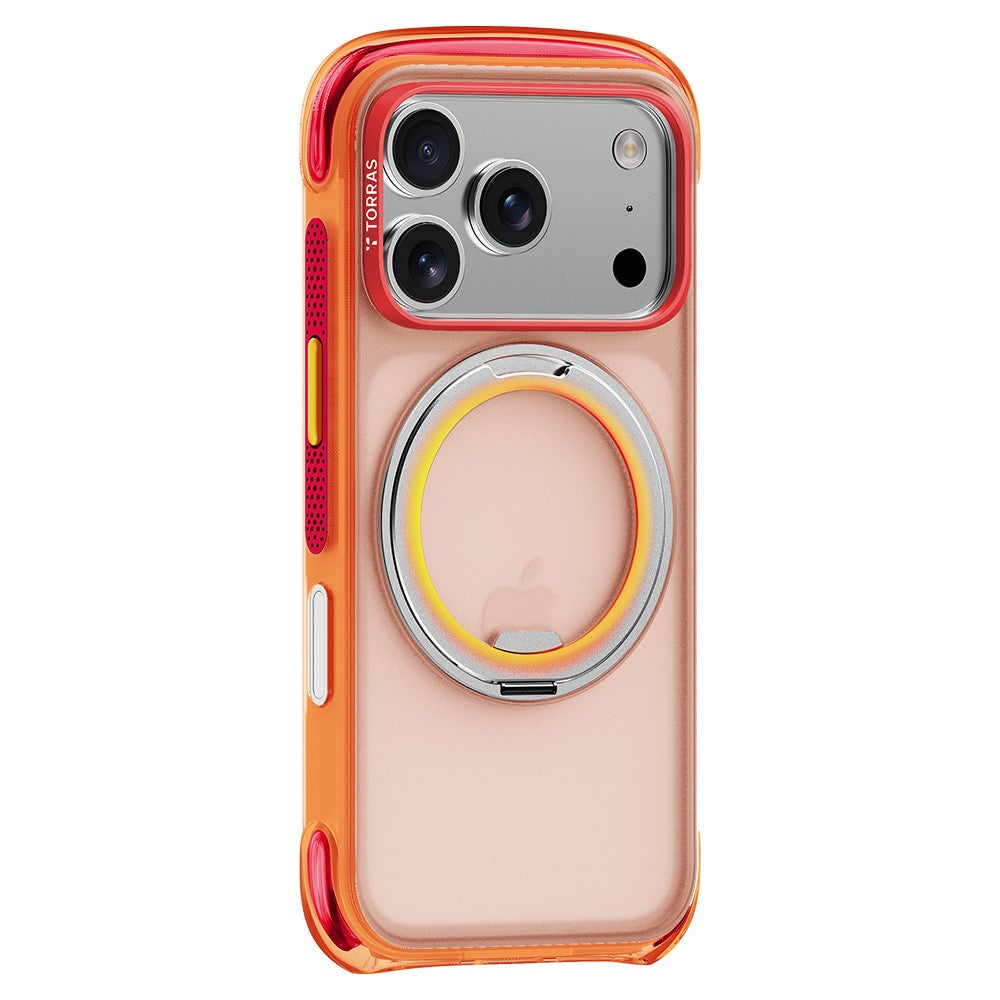 MagSafe-etui til Apple iPhone 18 Pro Max / 17 Pro Max, Torras, O3 Air Core, Orange