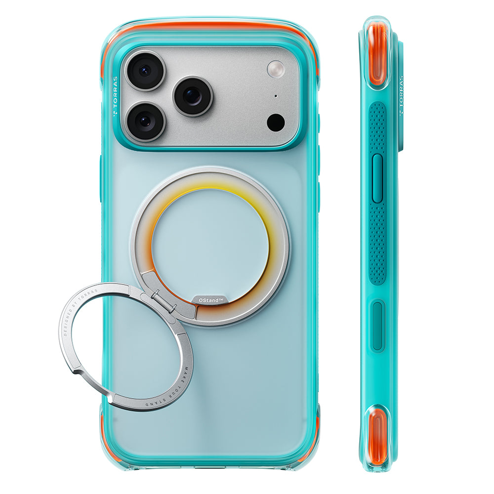 MagSafe-etui til Apple iPhone 18 Pro Max / 17 Pro Max, Torras, O3 Air Core, Turkis