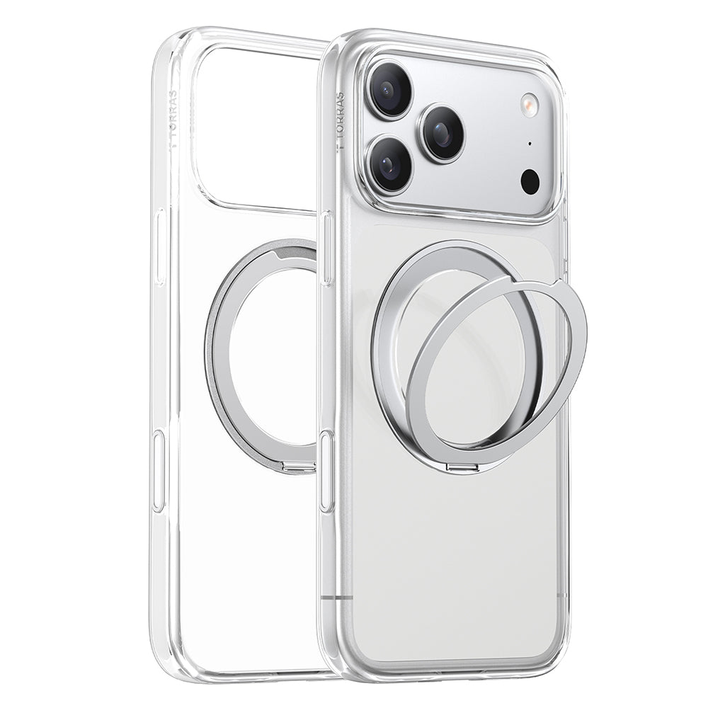 MagSafe-etui til Apple iPhone 18 Pro Max / 17 Pro Max, Torras, Ostand O1 Guardian, Transparent