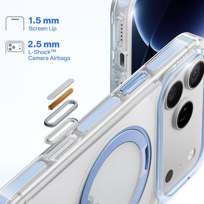 MagSafe-etui til Apple iPhone 18 Pro Max / 17 Pro Max, Torras, Ostand O3 Light, Blå