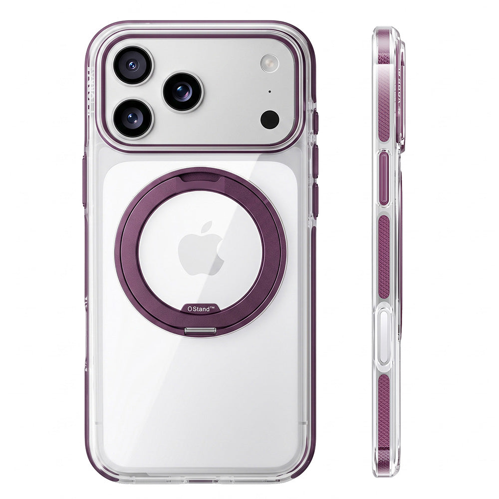 MagSafe-etui til Apple iPhone 18 Pro Max / 17 Pro Max, Torras, Ostand O3 Light, Lilla