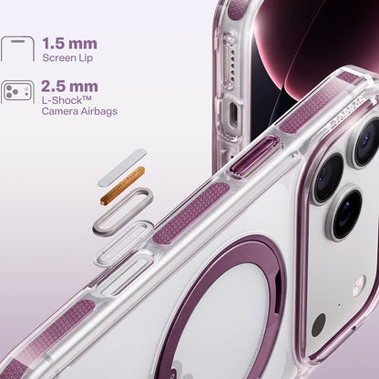 MagSafe-etui til Apple iPhone 18 Pro Max / 17 Pro Max, Torras, Ostand O3 Light, Lilla