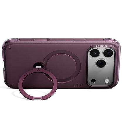 MagSafe-etui til Apple iPhone 18 Pro Max / 17 Pro Max, Torras, Ostand Q3 Air Essential, Lilla