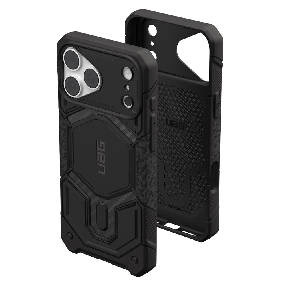 MagSafe-etui til Apple iPhone 18 Pro Max / 17 Pro Max, Urban Armor Gear, Monarch Pro Carbon, Sort
