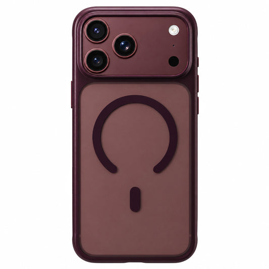 MagSafe-cover til Apple iPhone 18 Pro Max, Blueo, APE Anti-Drop, vinrød