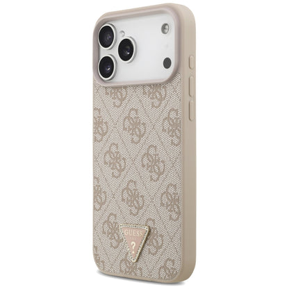 MagSafe-etui til Apple iPhone 18 Pro Max, Guess, 4G Triangle Strass, Pink
