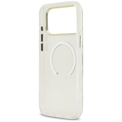 MagSafe-etui til Apple iPhone 18 Pro Max, Guess, Metal Outline, Guld