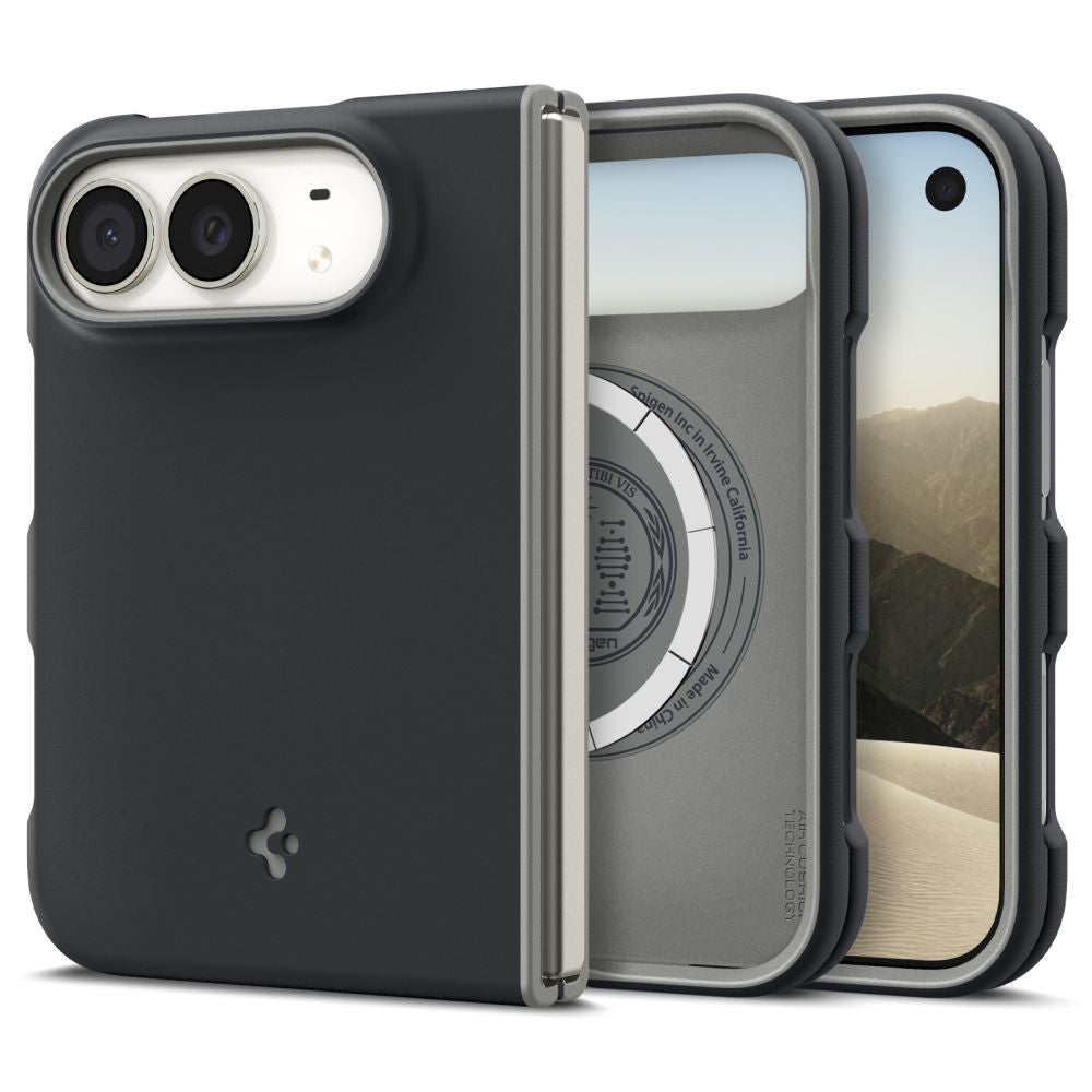 MagSafe-cover til Apple iPhone Duo, Spigen, Nano Pop, sort ACS11687