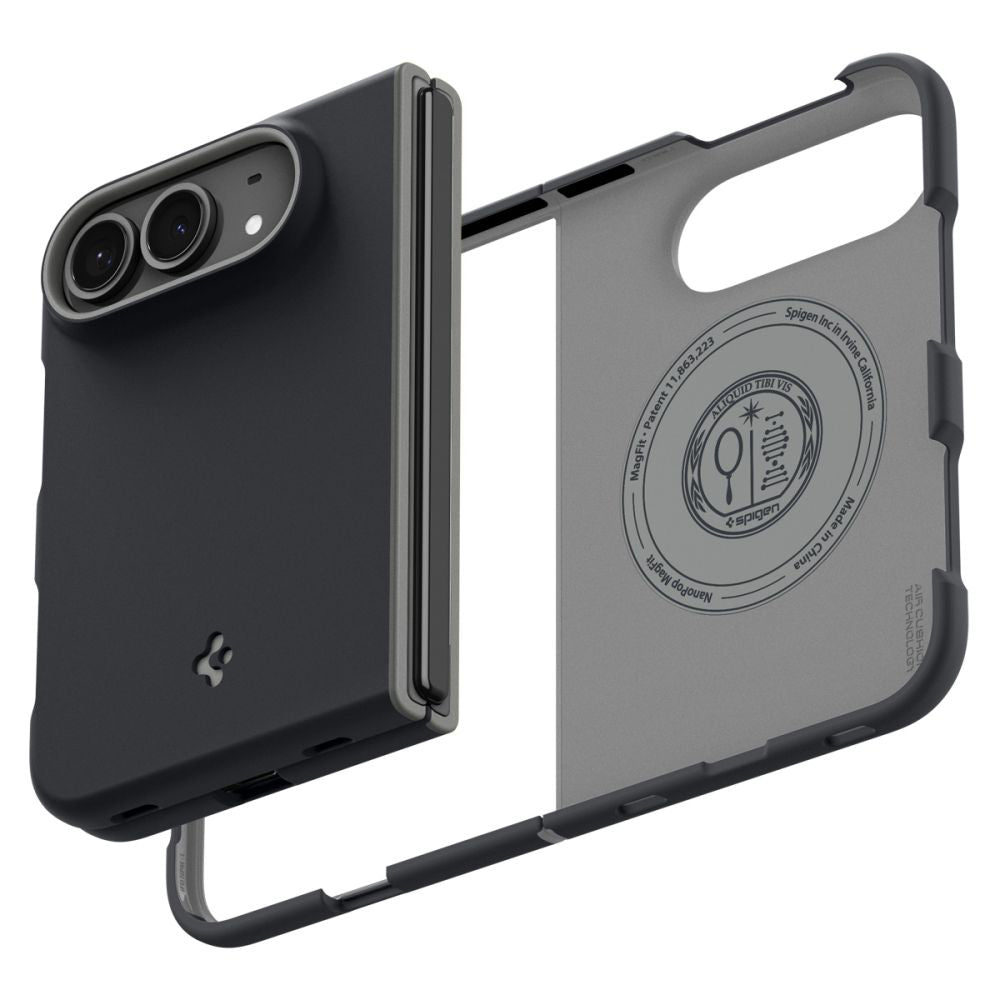 MagSafe-cover til Apple iPhone Duo, Spigen, Nano Pop, sort ACS11687