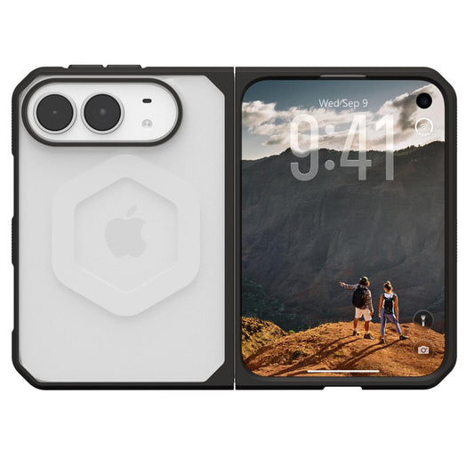 MagSafe-etui til Apple iPhone Duo, Urban Armor Gear, Mouve, Transparent